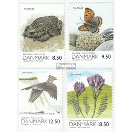 Prophila Collection Denmark 1556-1559 (complete edition) 2010 Nature (stamps for collectors) Amphibians / Reptiles / Tauriers