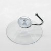 Christoph Palme Leuchten Set of 2 transparent suction hooks with