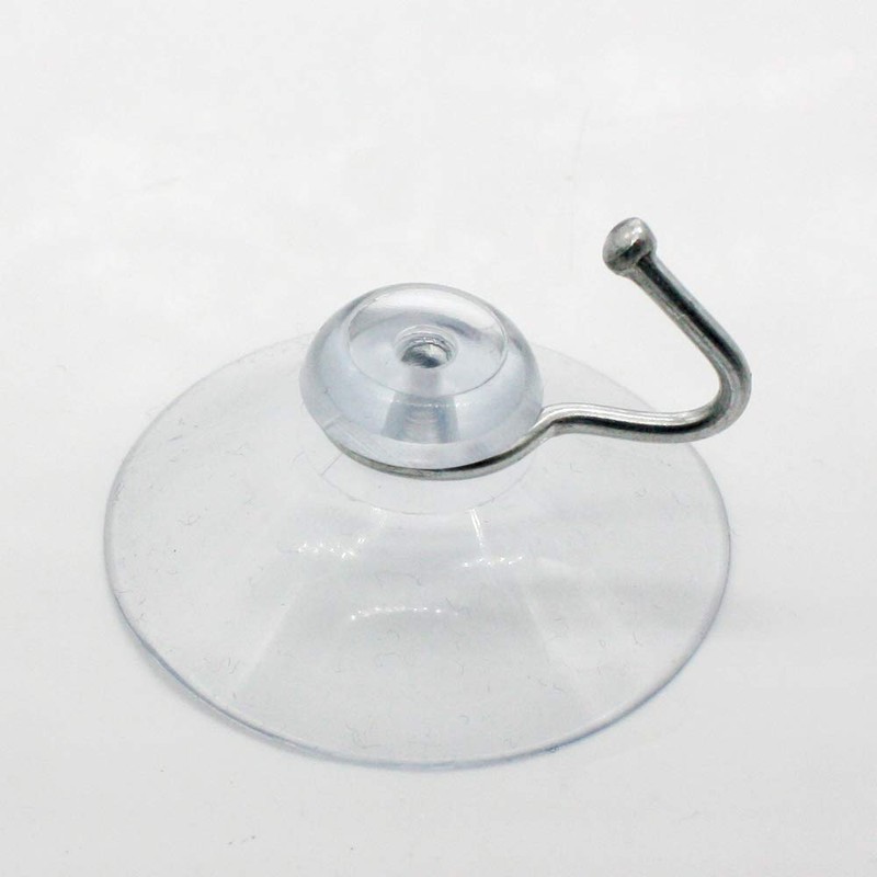 Christoph Palme Leuchten Set of 2 transparent suction hooks with