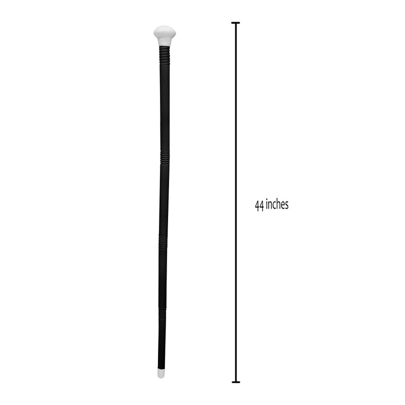 Nicky Bigs Novelties 44 Adjustable Plastic Tuxedo Costume Cane Hollow