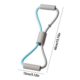 DBAILY Fitness Bands, Set of 2 Resistance Bands, Fitness Bands Chest Expander and 8 Word Chest Expanders, Resistance Bands for Fitness, Stretching, Yoga, Pilates, Strength Training