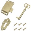 LBTODH Gold Vintage Cabinet Lock Antique Lock Spring Antique Lock
