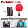 SPORTOUT Retractable Ping Pong Net, Portable Table Tennis Net Rack,