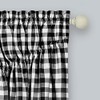 ACHIM Buffalo Check Gathered Swag Window Curtain Pair - 72