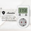 Awootsv Electricity Meter for Socket Power Meter Socket, Energy Cost