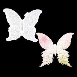 XYQHOAC Butterfly Resin Mold 3D Animal Silicone Molds Butterfly Wall Hanging Resin Mold Epoxy Resin Molds for Resin Casting DIY Art Crafts Wall Door Hanging Cabinets Decor (White)