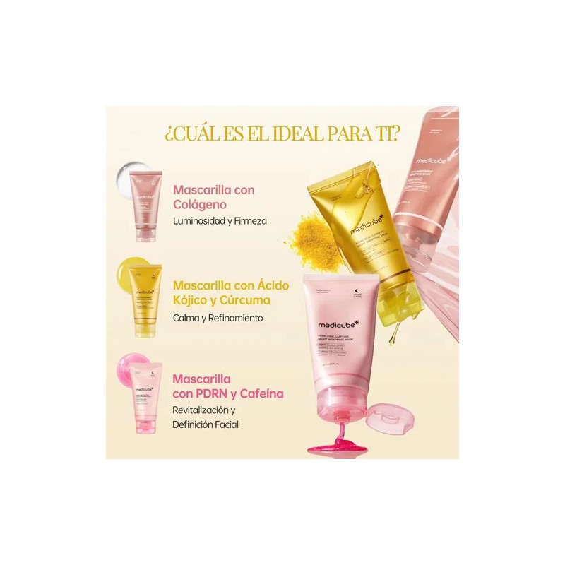Medicube Mascarilla Nocturna Kojic Cúrcuma Iluminadora 75ml