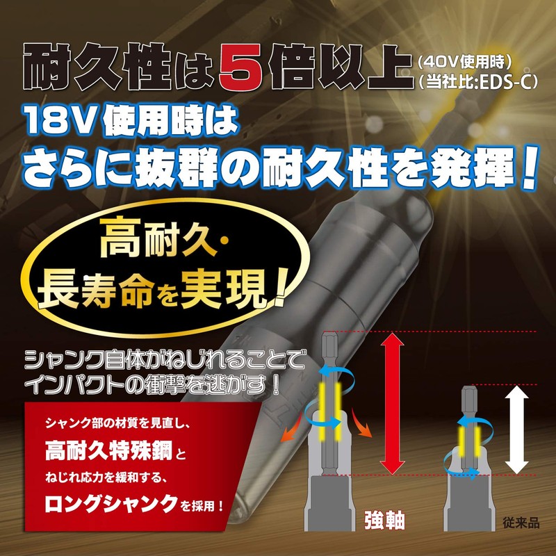 TOP (TOP) Strong Shaft Socket Adapter for Electric Drills 40V