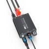 Analog to Digital Audio Converter RCA to Optical with 3.5mm