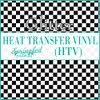 Medium Black & White Checkered Pattern #1 Glitter HTV 12x18
