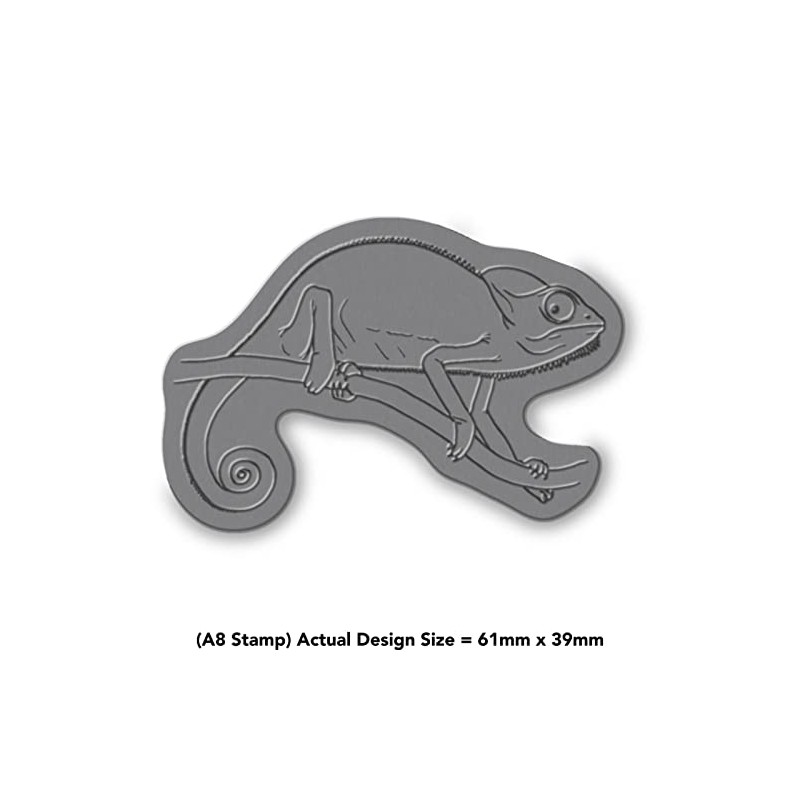 Azeeda A8 'Chameleon' Unmounted Rubber Stamp (RS00041925)
