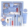 Set De 8 Psc Mascara Polvo Lápiz Labial Eyeliner Concealer