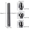 MEYILA Anal Wash Nozzle Aluminum Bend Groove Shower Nozzle Kit,