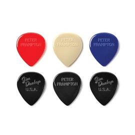 Peter Frampton Vintage Jazz Teardrop Pick - 6 Pack