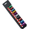 Metric 1/2" Drive Shallow Colour Coded Sockets 6 Sided 13mm