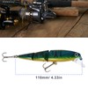 EMSea 5PCS Multi Jointed Fishing Lures Artificial Baits Plastic Lifelike
