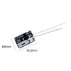 Kaito Denshi 25V 470μF Electrolytic Capacitors, 0.3 x 0.5 inches