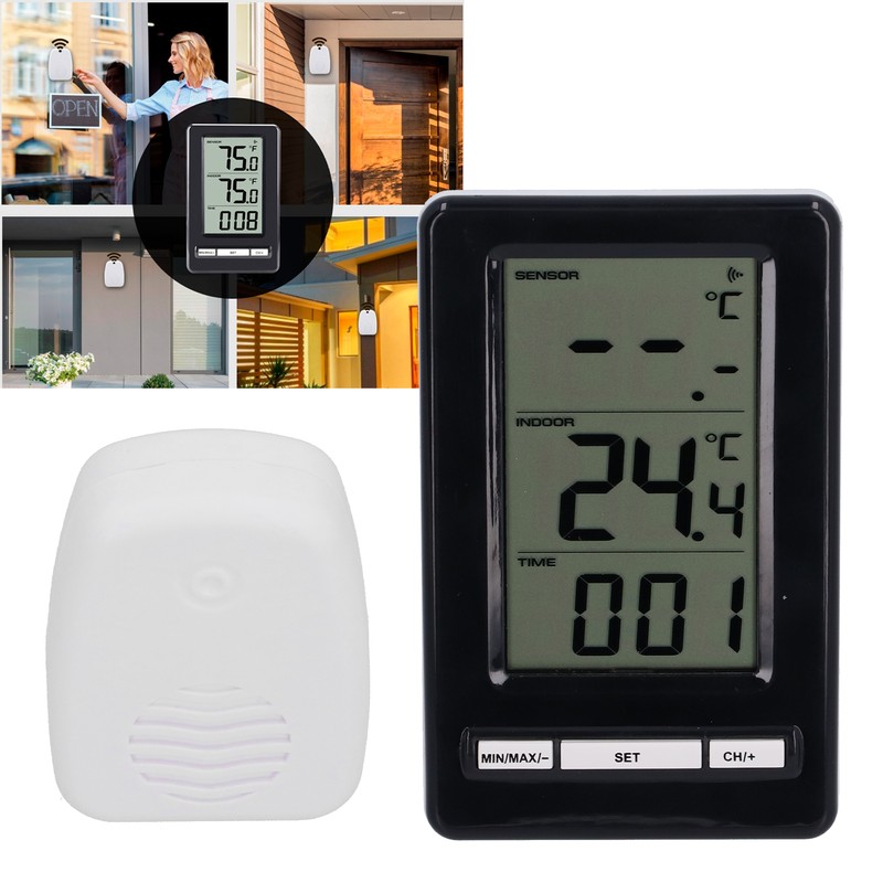 Wireless Indoor and Outdoor HighPrecision Electronic Thermometer Electronic Temperature Meter