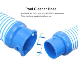Pool Vacuum Hose 1m Replacament for Zodiac X7 T3 T5 MX6 MX8 R0527700, Twist Lock Hose, Compatible with Above Ground Pool, Hot Tub, Spa Pool