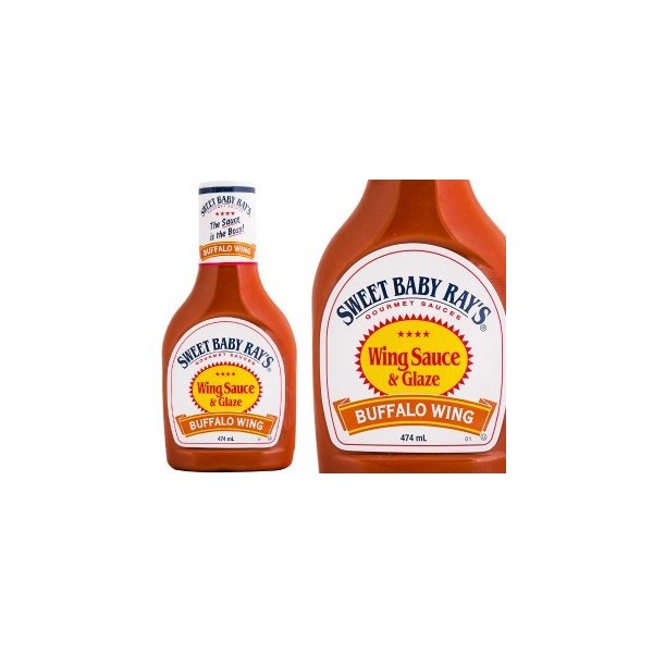 Sweet Baby Ray's Wing Sauce & Glaze - Buffalo Wing - 16 FL Ounce Bottles - Pack Of 6