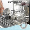 Roastove Universal Dishwasher Installation Kit,6 Ft Stainless Steel Dishwasher Hose,Burst