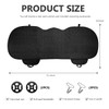 BWBWND Linen Car Seat Cover, Anti-Slip Bottom Bench Protector Rear