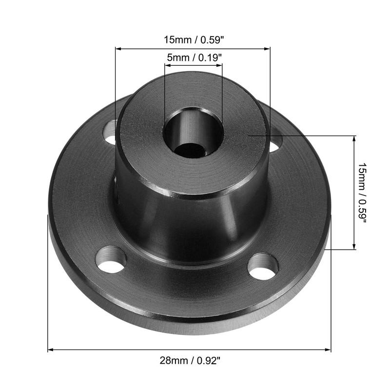 sourcing map Flange Coupling Motor Guide Shaft Coupling Motor Plug