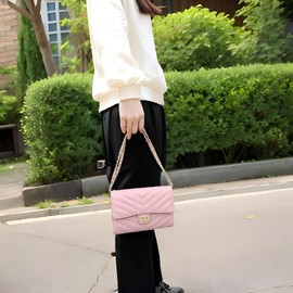 hwnnon Small Purses for Women, Crossbody Purses, Women's Phone Bags, Phone Purse with Card Slots, Stylish & Portable Tote Purse (Pink)