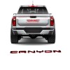 GMC 1PC Red Black Rear Tailgate Canyon Emblems Badge 2023-2025