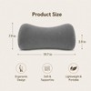 Lumbar Support Pillow for Bed, 19.7 x 7.9 x 3.9