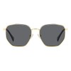 POLAROID PLD 6214/s/x Sunglasses, Gold/Grey, 56