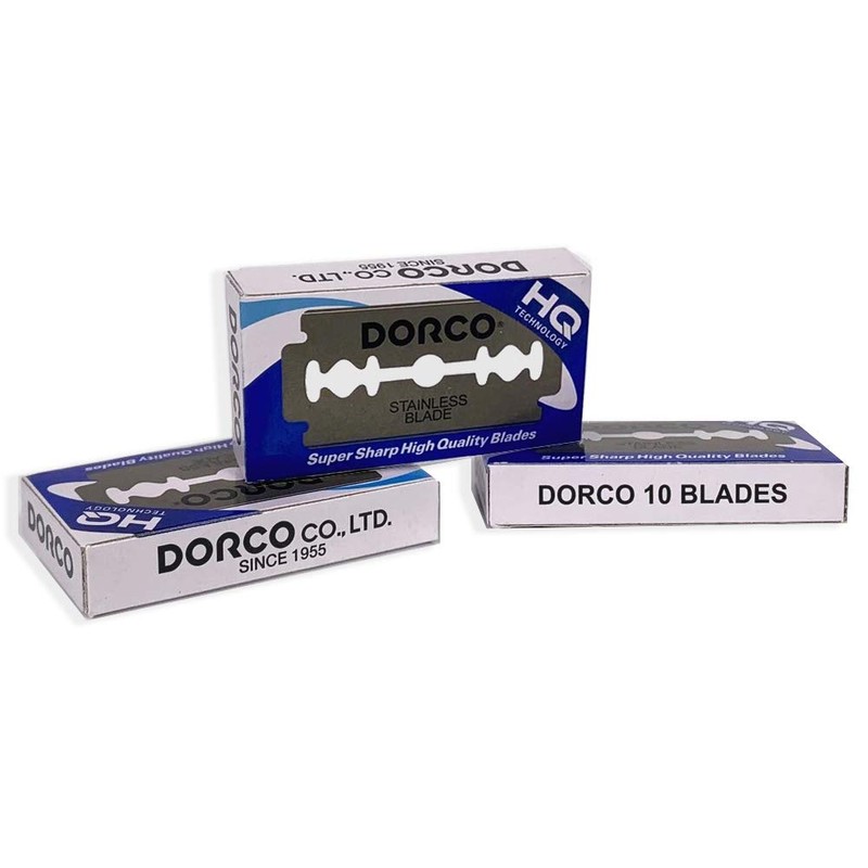 Dorco ST300 Platinum Extra Double Edge Razor Blades - 200