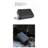 Berkut Carbon Leather x Grain Leather Mini Wallet, Coin Purse,