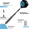 CyeeLife Steel tip Darts 22g+16 Flights+Sharpener+Dart Tool+12Aluminium shafts with Rubber