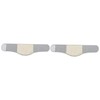 Healvian 2pcs Thin Kidney Warming Band Adjustable Breathable Waist Support