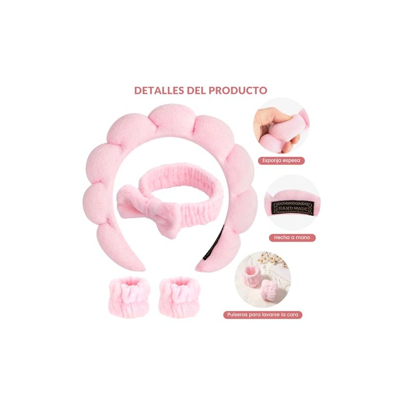 Set TXG de 9 piezas talla única: diadema flor nube,