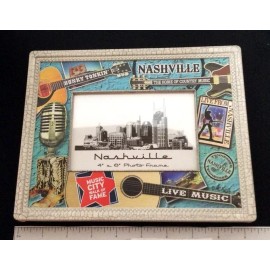 NASHVILLE, TENNESSEE 4" X 6"- 2 PHOTO FRAMES MEMORIES SOUVENIR BACHELORETTE
