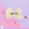 3 Inch Grosgrain Bow for Little Girls- Set of 2
