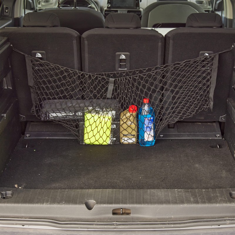 Relaxdays Car Luggage Net Elastic Storage Net Headrest Boot Net
