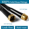 Gnimihz Garden Hose 100ft, Made of TPE(BetterThan PVC), with 10