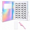 False Eyelash Organizer and Storage Case with Tweezer, Portable Lash