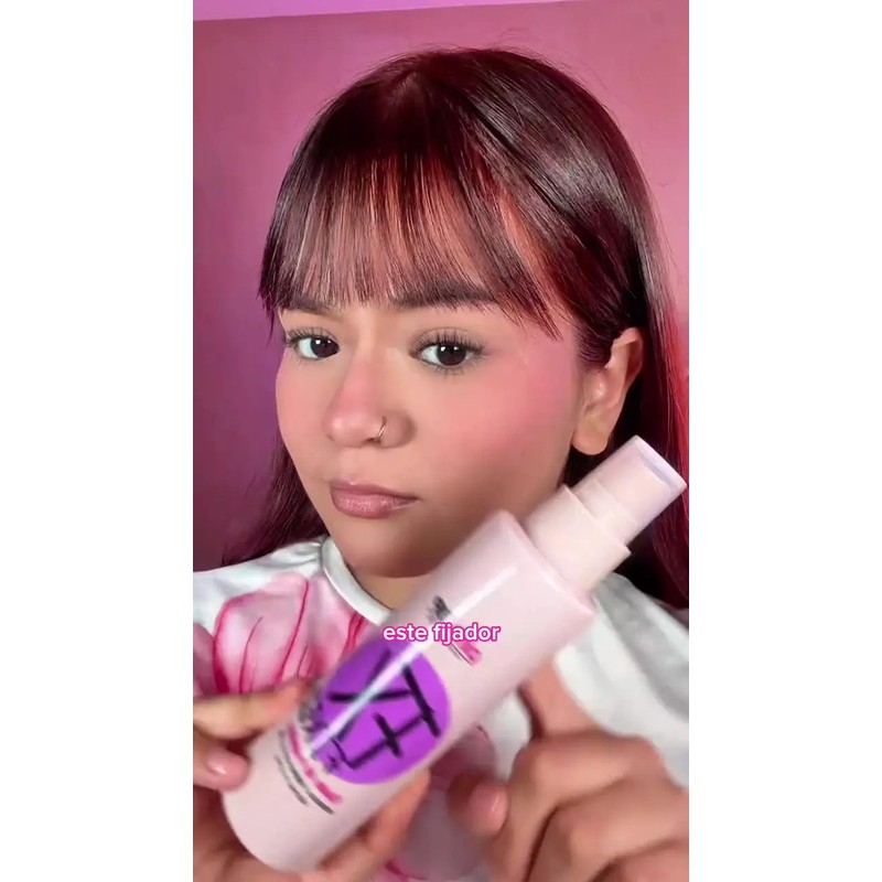 Fijador De Maquillaje Pink Up Fx Larga Duración