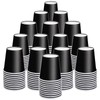 Huaiid 200 Count 3 oz Small Paper Cups, Black Disposable