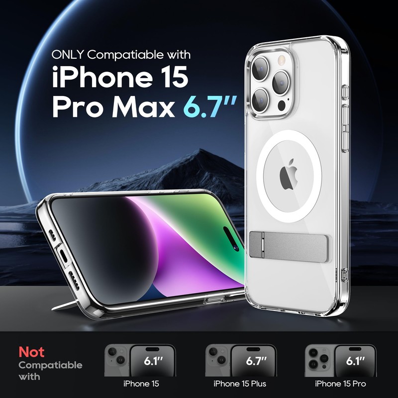 Niunisi - Funda magnética para funda Pro Max 2023 de