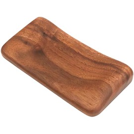 Audio Fan Mouse Wrist Rest, Wooden Palmrest, Wrist Rest, Gift, Gift, Tendonitis, Fatigue Reduction, Storage Bag Included, Walnut, Mouthrest, Armrest, 6.0 x 3.1 x 0.8 inches (15.2 x 7.8 x 2 cm)