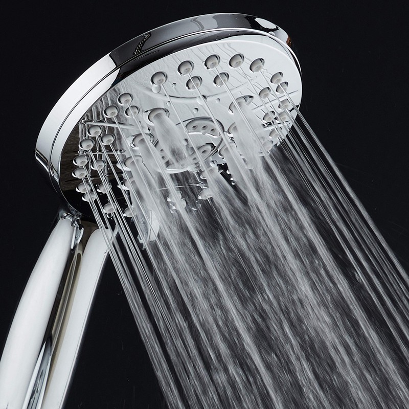 AquaSpa High Pressure 6-setting Luxury Handheld Shower Head – Extra