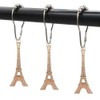 brandname Shower Curtain Hooks with Paris Eiffel Tower Decorative Bathroom