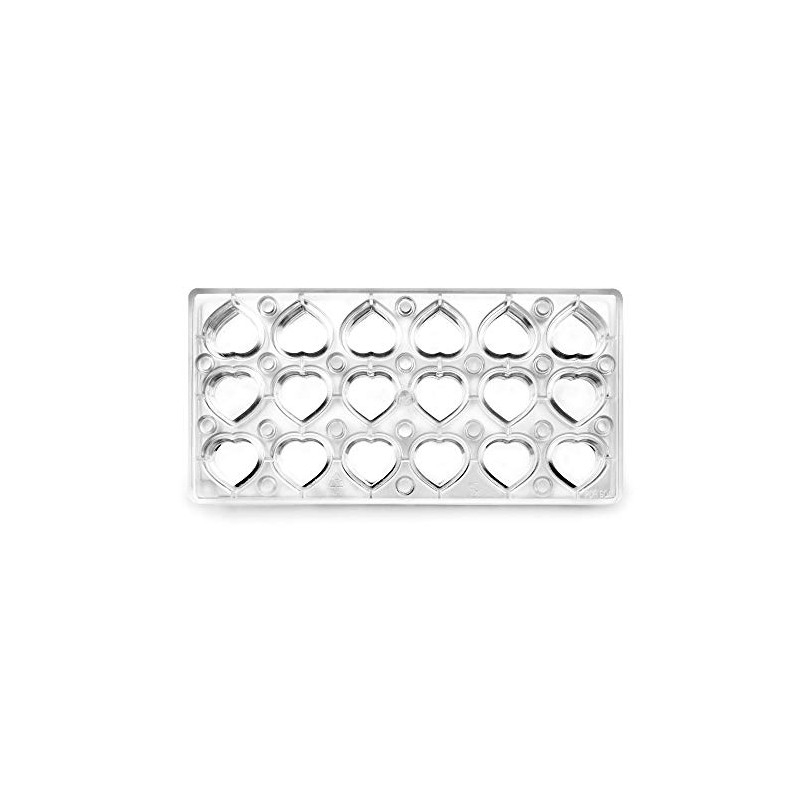 Ibili 799302 Corazon Baking Mould Praline Magnetic Polycarbonate Clear 30