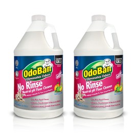 OdoBan Pet Solutions No Rinse Neutral pH Floor Cleaner Concentrate, Made in the USA, 2 Gallons