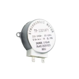 SM-2301AF1 220V 4W 5/6r/min Synchronous Motor Accessories Fits Microwave Oven Flat Shaft Motor